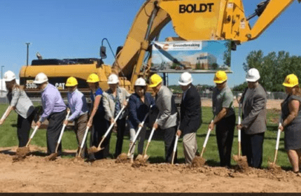 Wisconsin Public Service and We Energies at groundbreaking ceremony for new employee training center