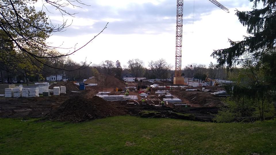 St. Olaf College construction site