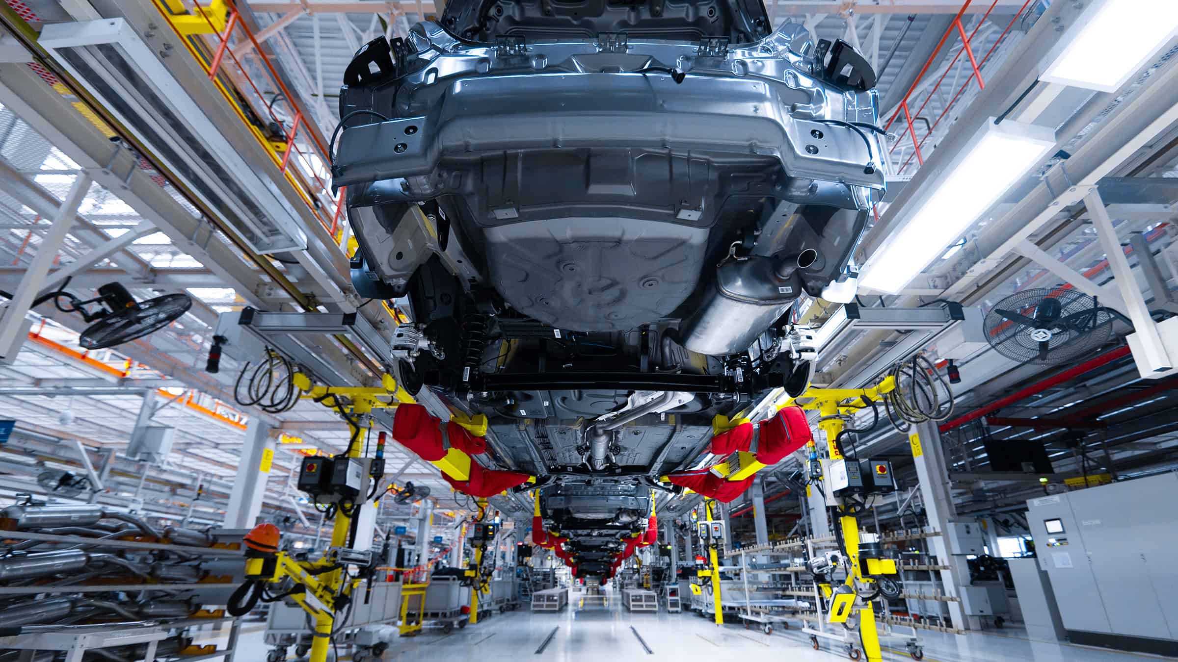 Automotive Production Line - Interior View