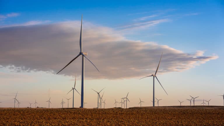 Wind Farm on Horizon