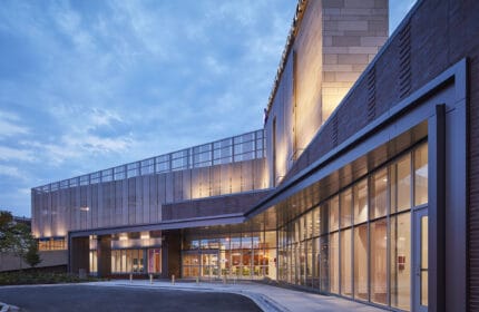 Advocate Medical Group - Lakeview Outpatient Center - Entrance at Dusk