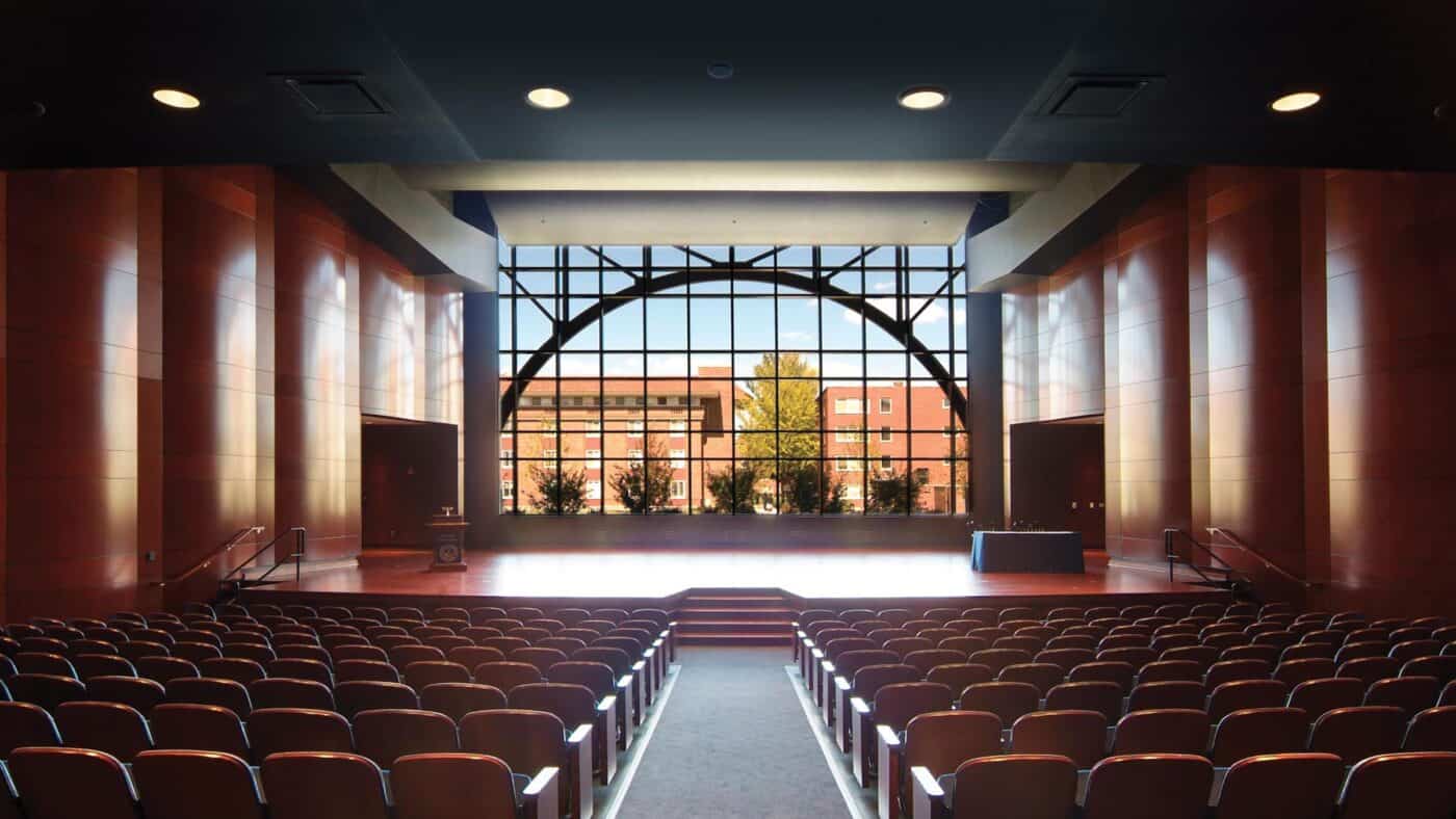 Aurora University - Perry Theatre - Hall with Seating and View