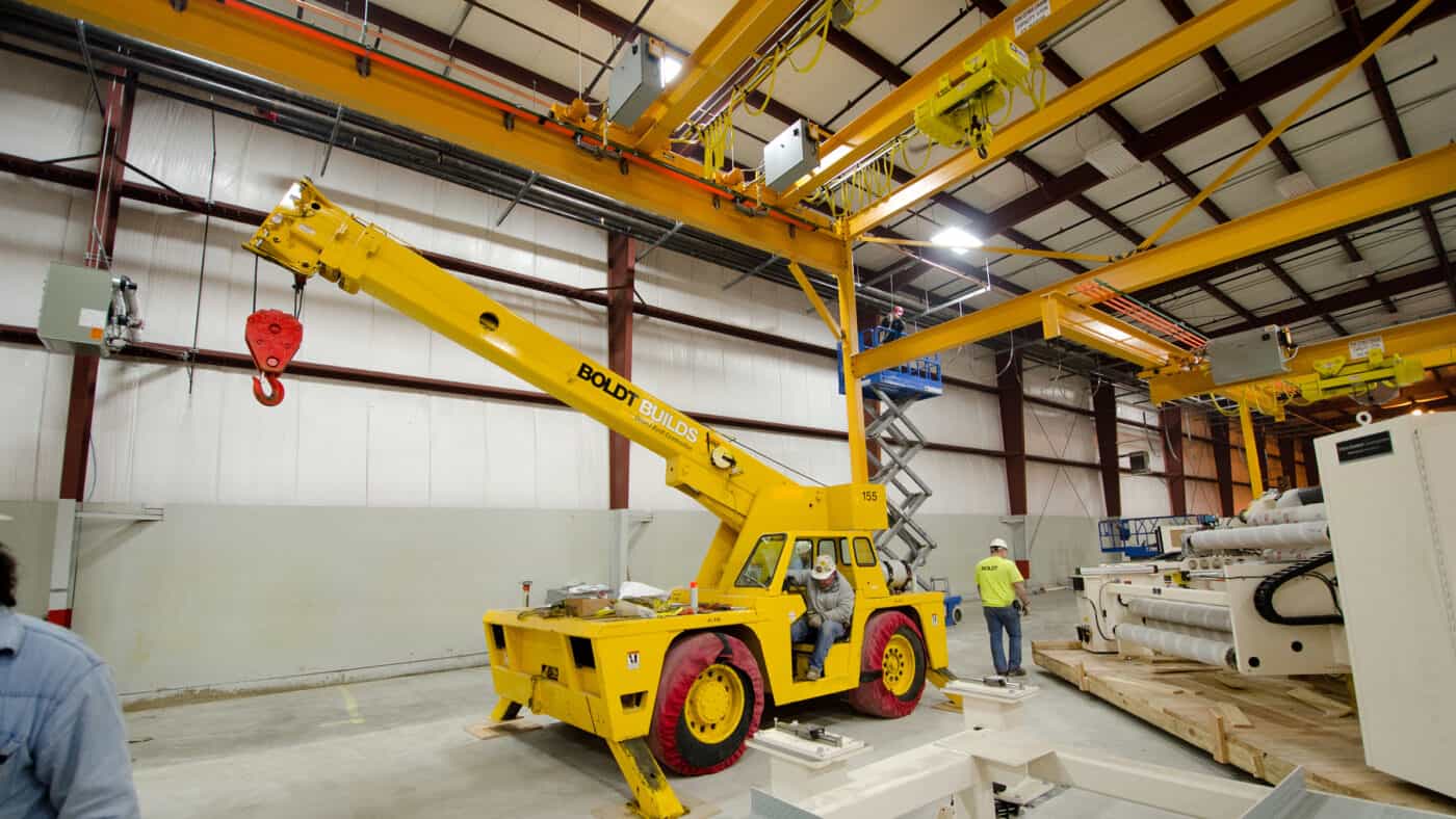 Coating Excellence International - Construction Equipment Prepares for Hoist