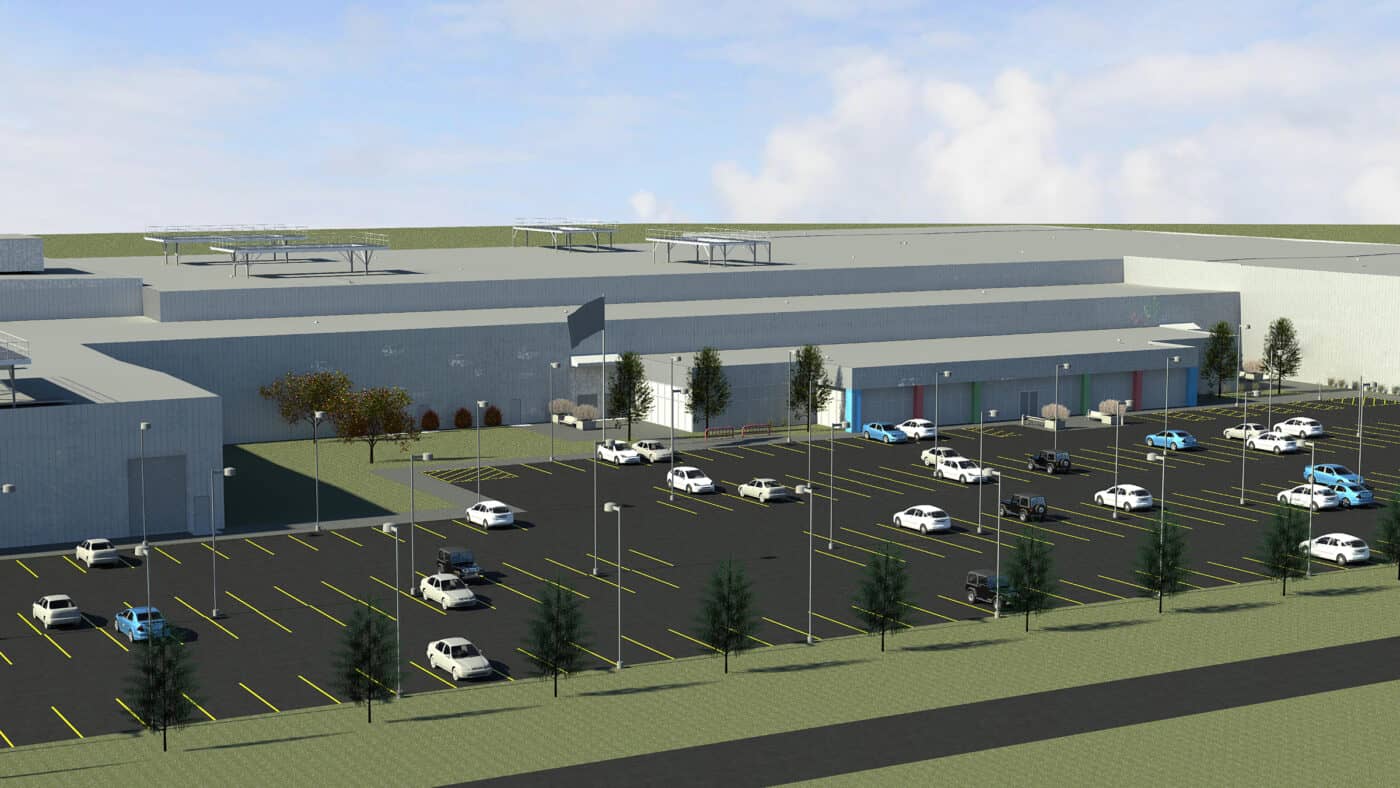 Freshpack Food Processing Plant Construction Rendering