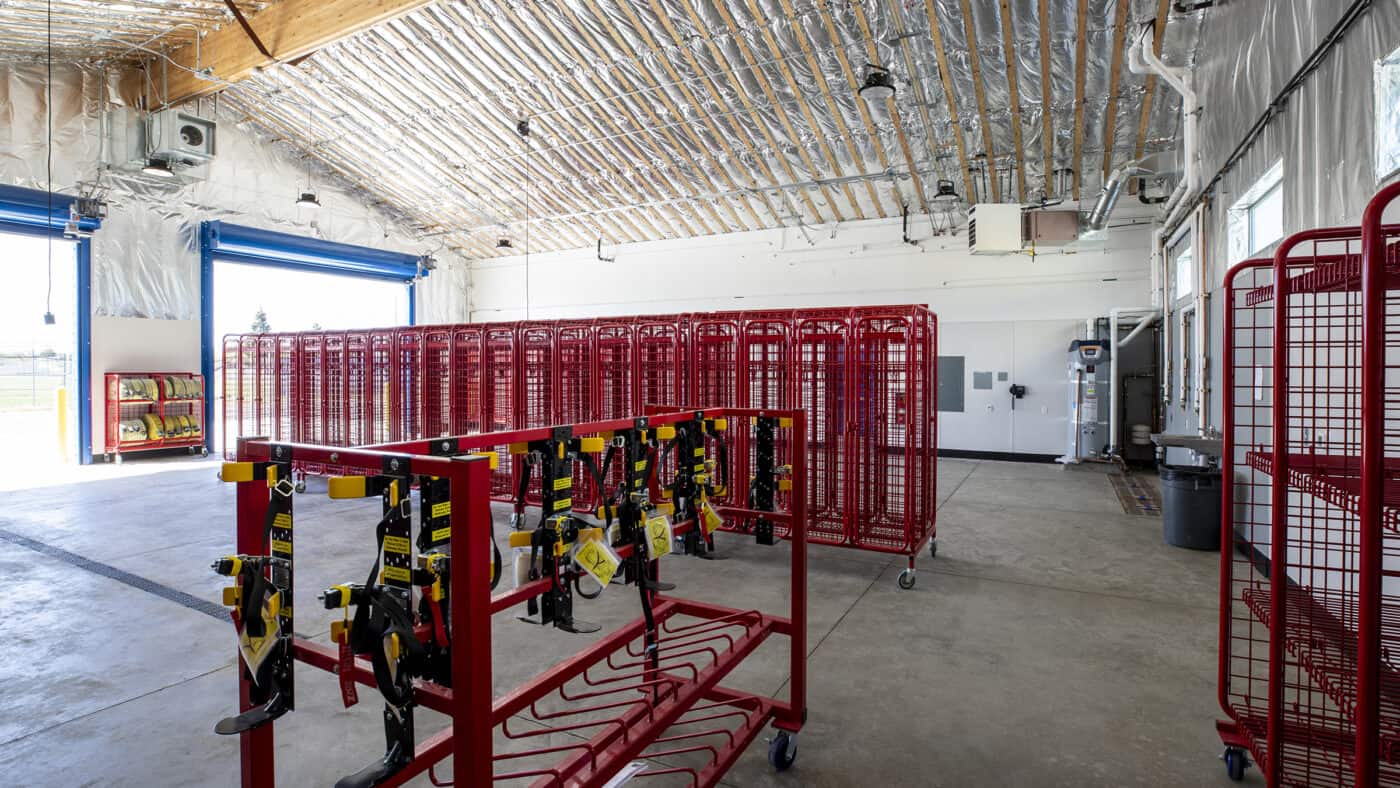 Elk Grove Unified School District Valley High School Fire Academy Interior Bays