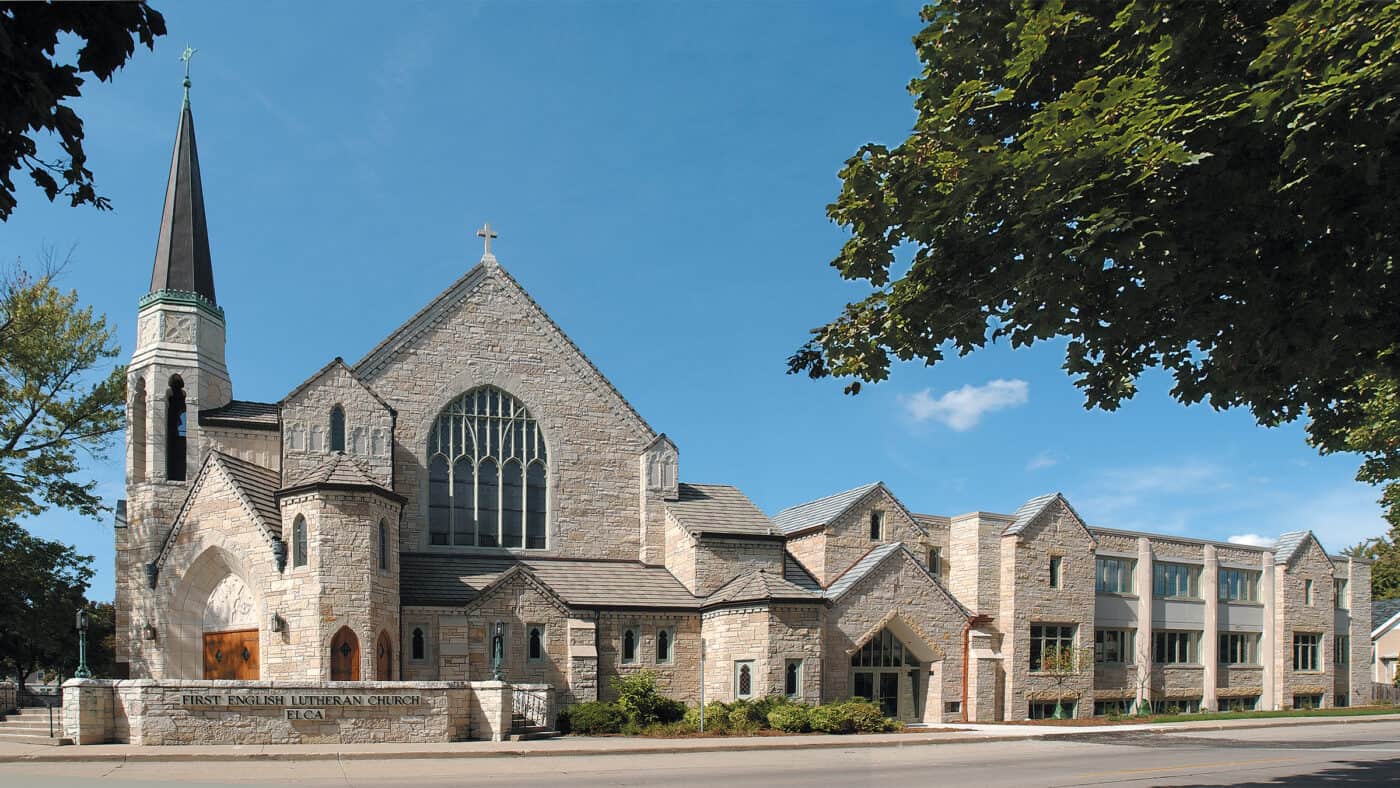 First English Lutheran Church Exterior of Building