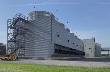 General Motors Cooling Tower Exterior of Site