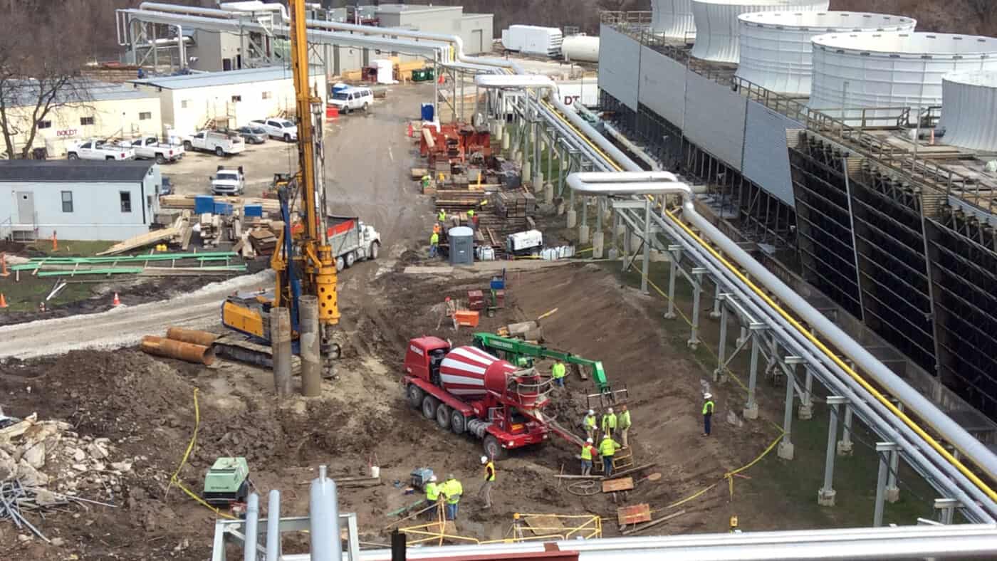 Milwaukee Regional Medical Center - Thermal Power Plant Construction Site and Site Preparation