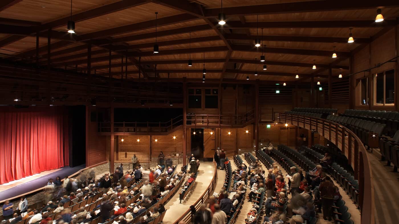 Peninsula Players Theater Interior Auditorium Seating