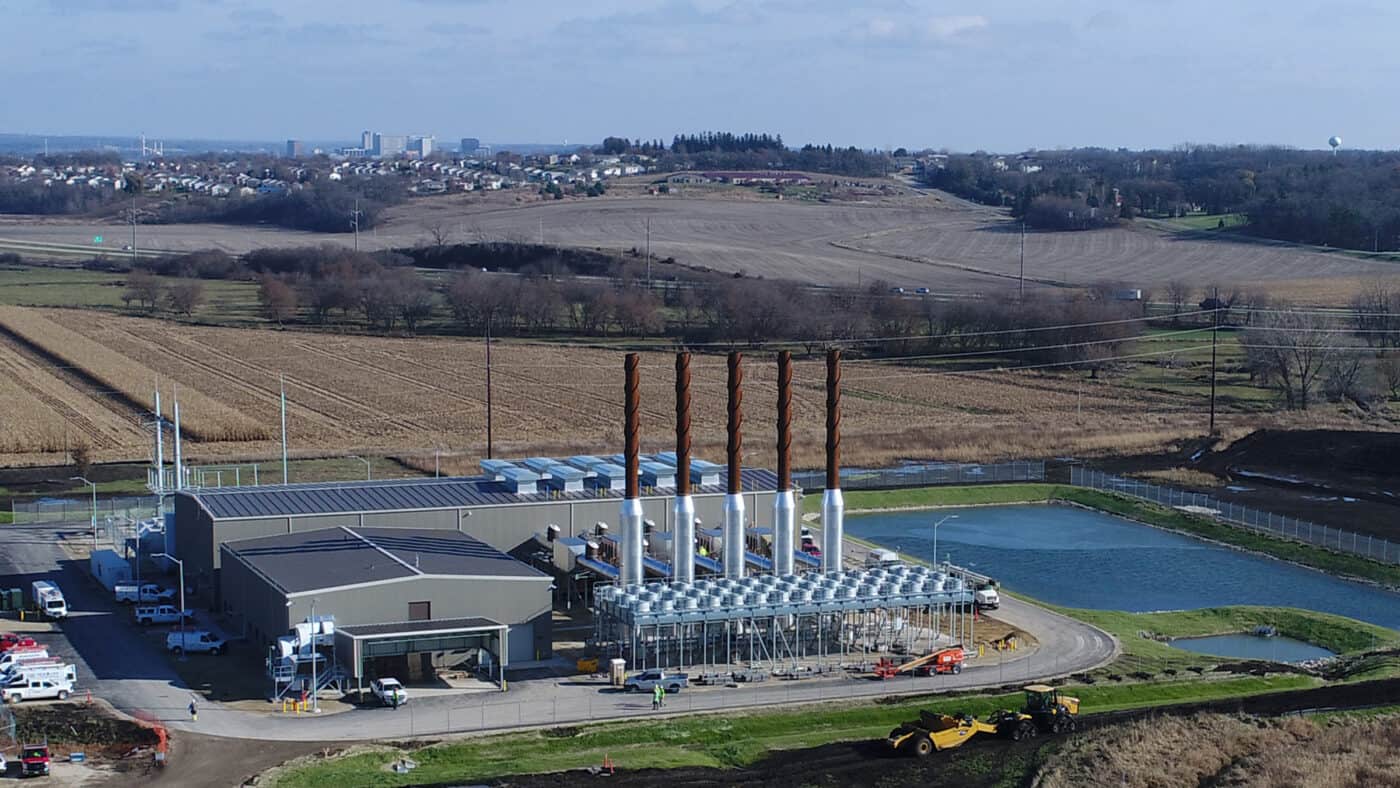 Rochester Public Utilities - Westside Energy Station Aerial View