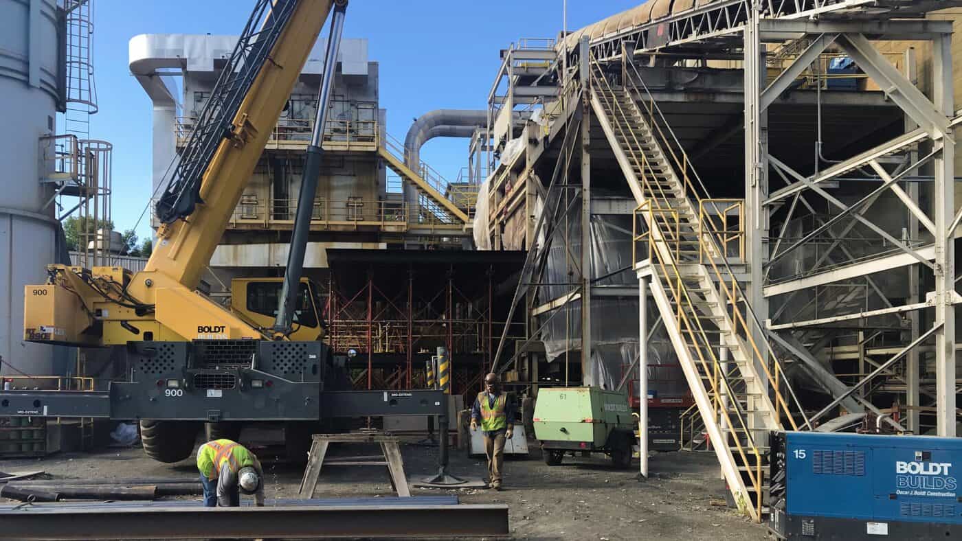 St. Paul Park Refinery, Exterior Construction