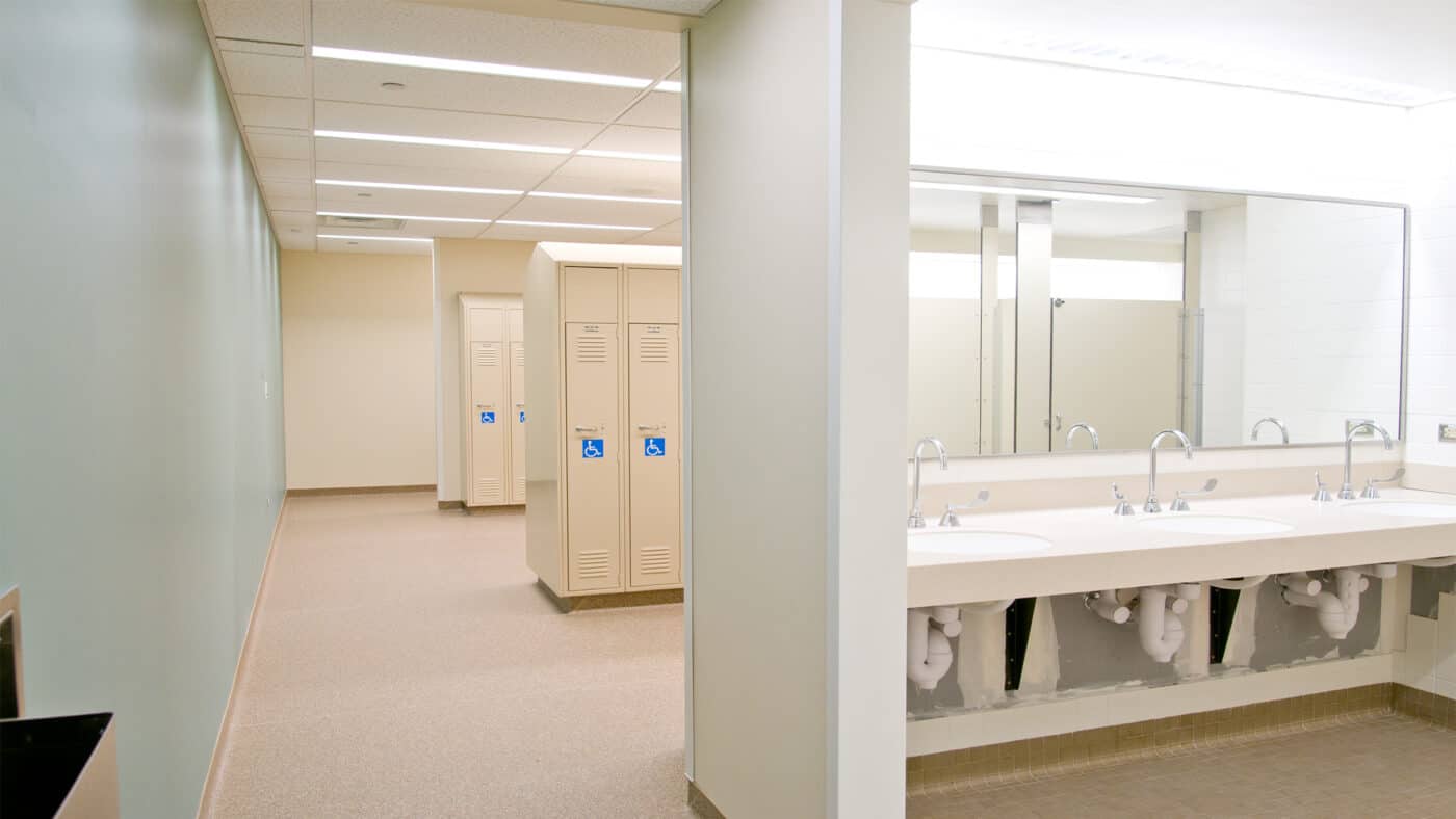 US Department of Veterans Affairs - Edward Hines Jr. VA Hospital Interior - Staff Lockers