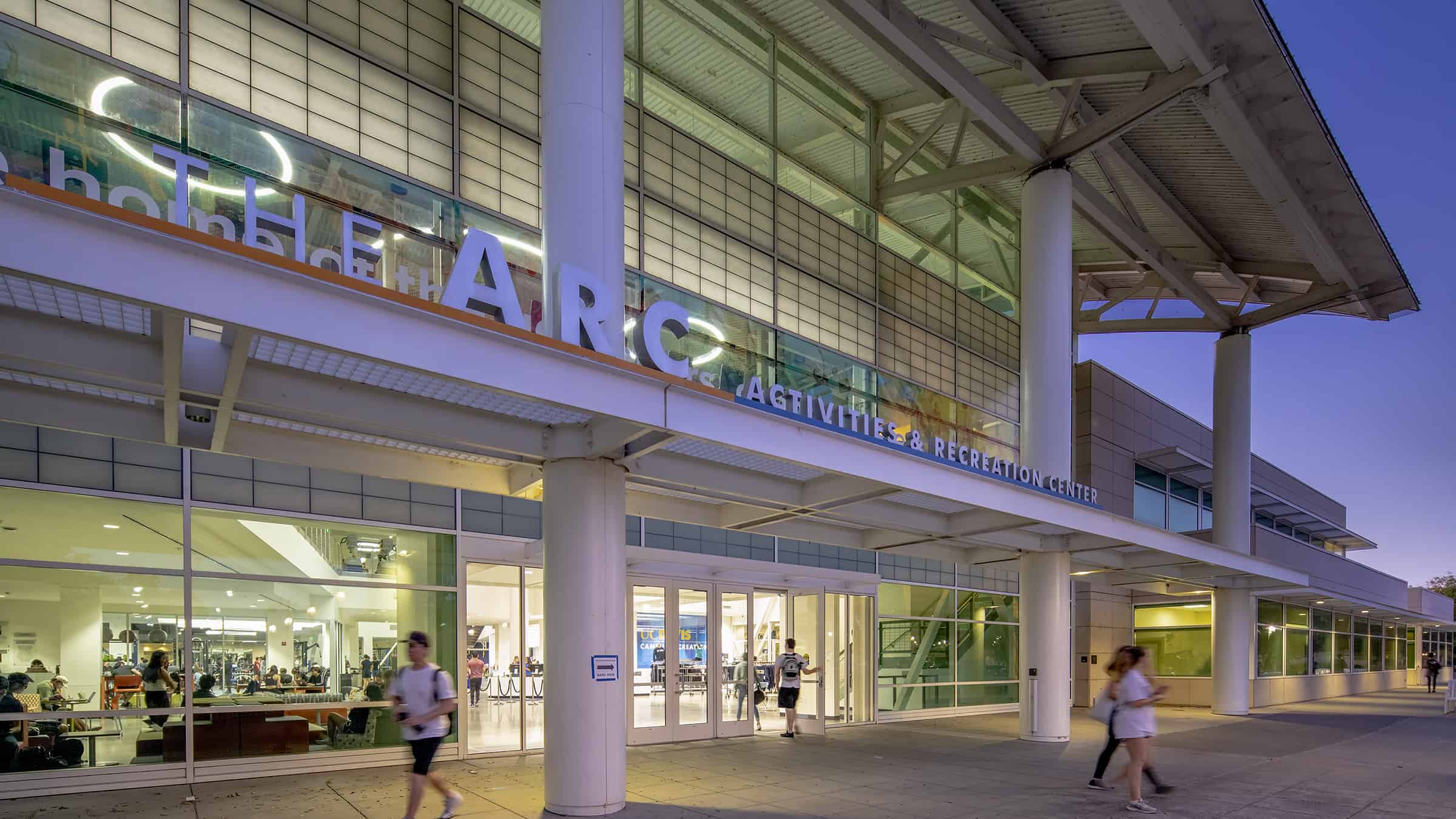 University of California - Davis - Activities and Recreation Center Exterior View of Entrance