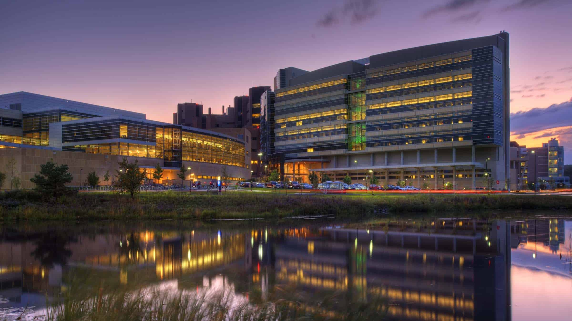 Finished healthcare construction project at University of Wisconsin-Madison