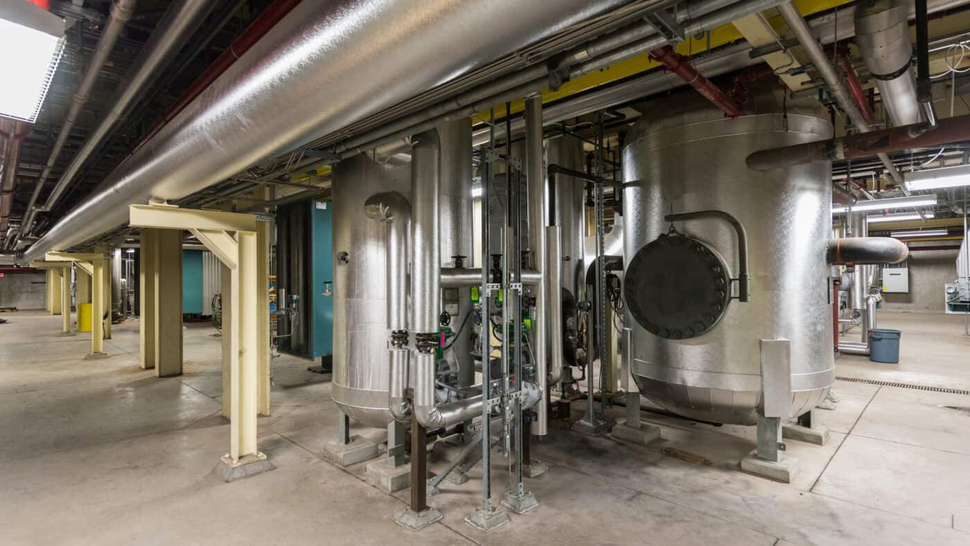 University of Wisconsin - Charter Street Heating Plant - Interior View of Boilers