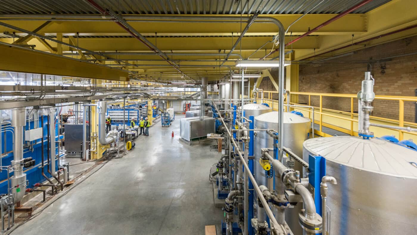 University of Wisconsin - Charter Street Heating Plant - Interior View of Mechanicals and Piping