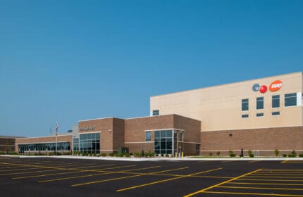 WEC Energy Group - Training Center - View of Building Exterior from Parking Lot