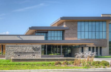 Western Wisconsin Health Hospital - Exterior of Building with Signage