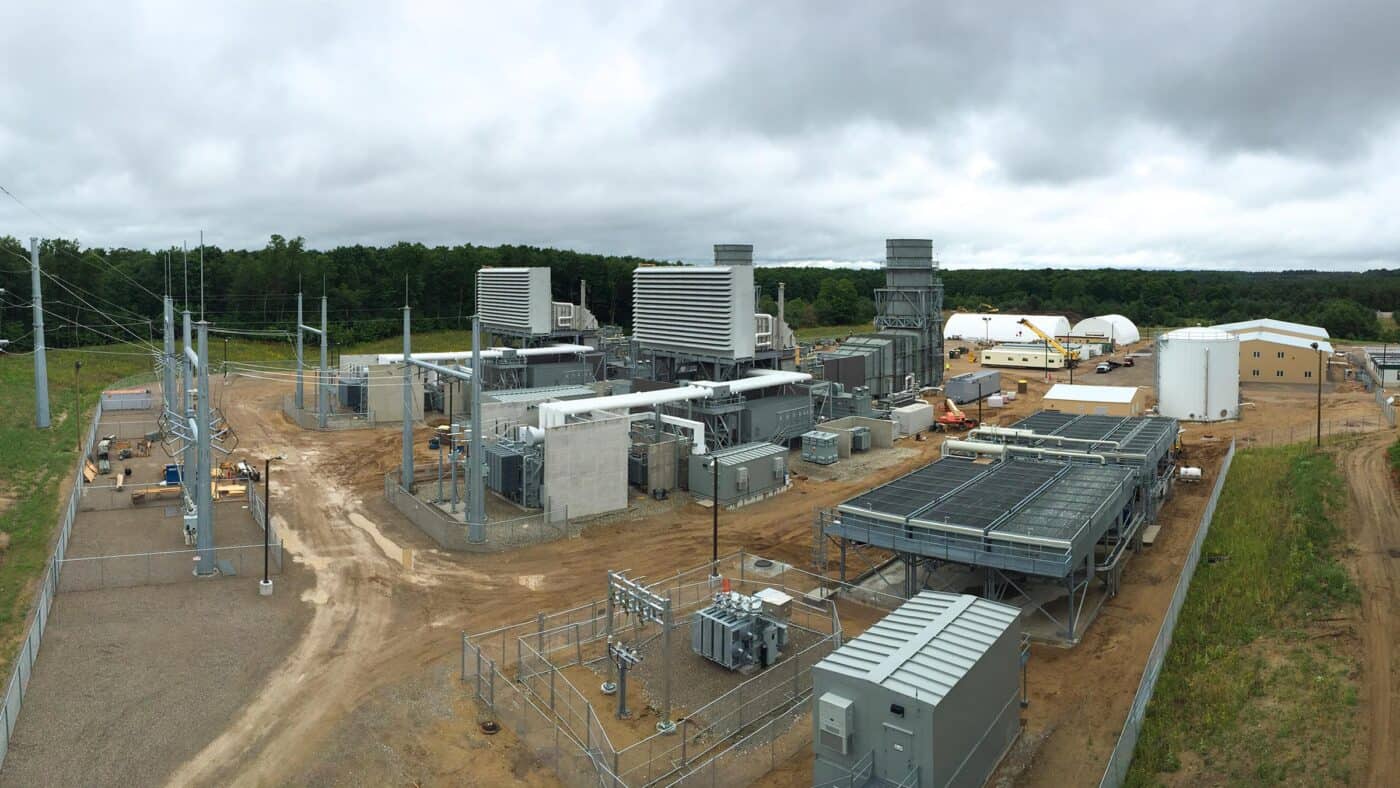 Woverine Power Cooperative - Alpine Power Plant Construction Site Aerial View