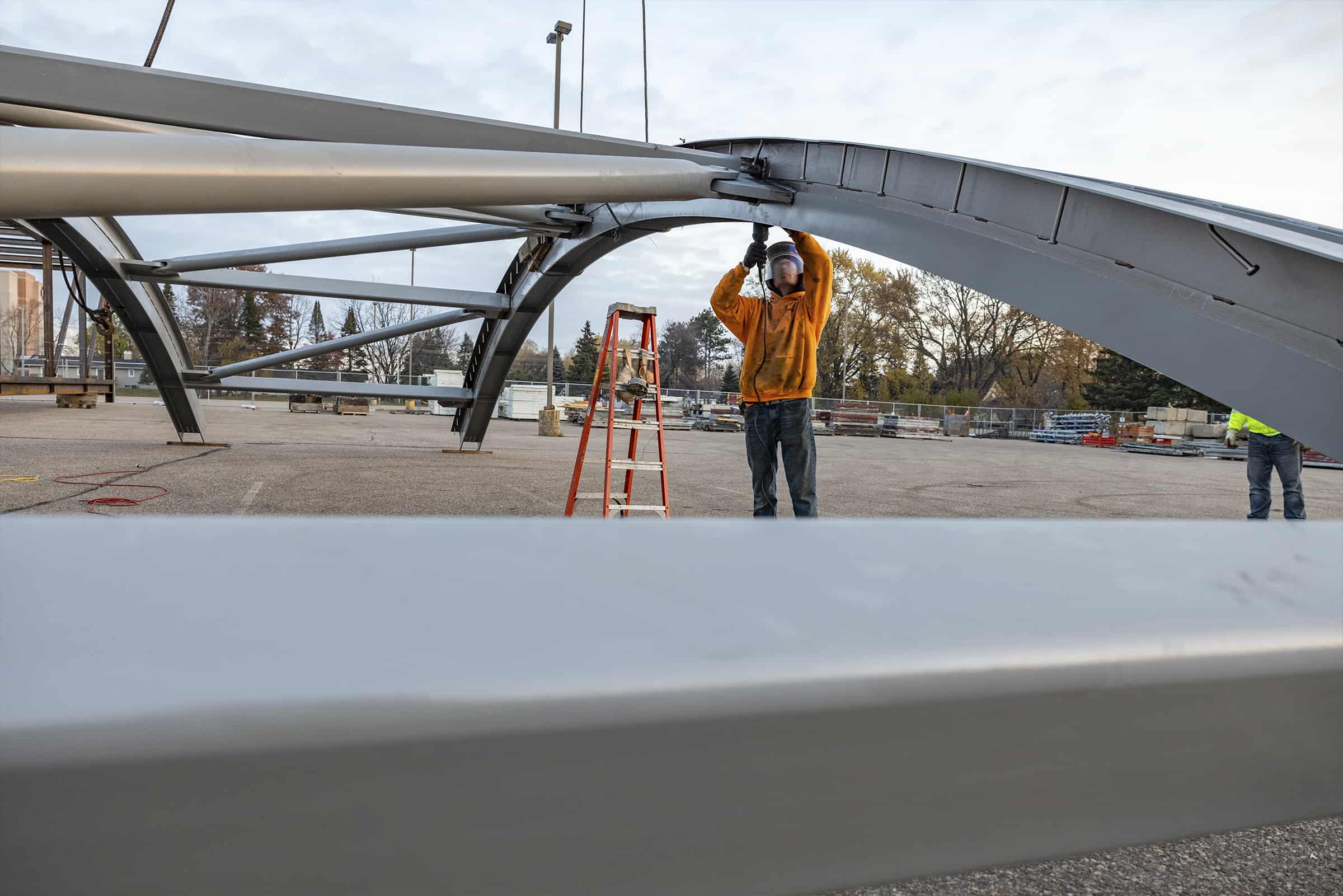 Marshfield Clinic Connector Bridge Construction