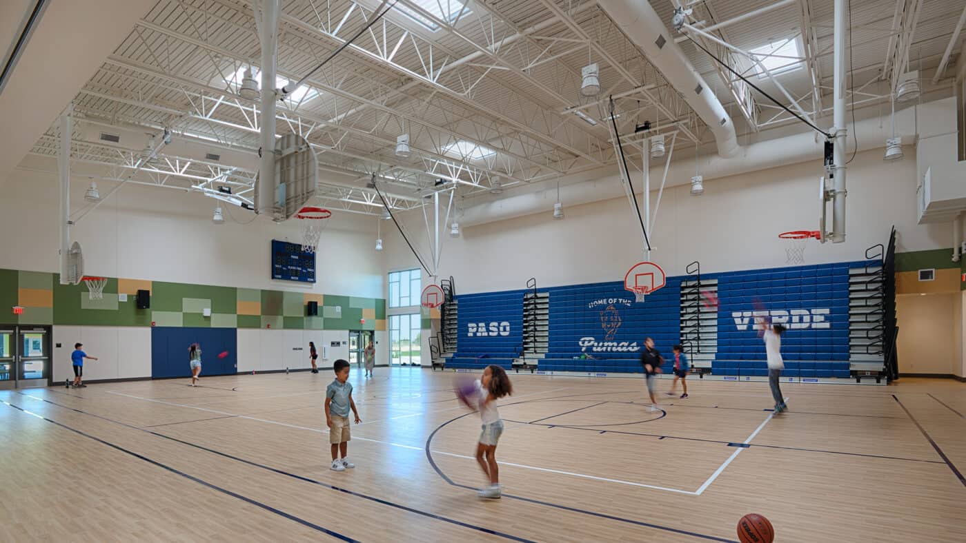 Natomas Unified School District - Paso Verde K-8 School Construction Project Gymnasium