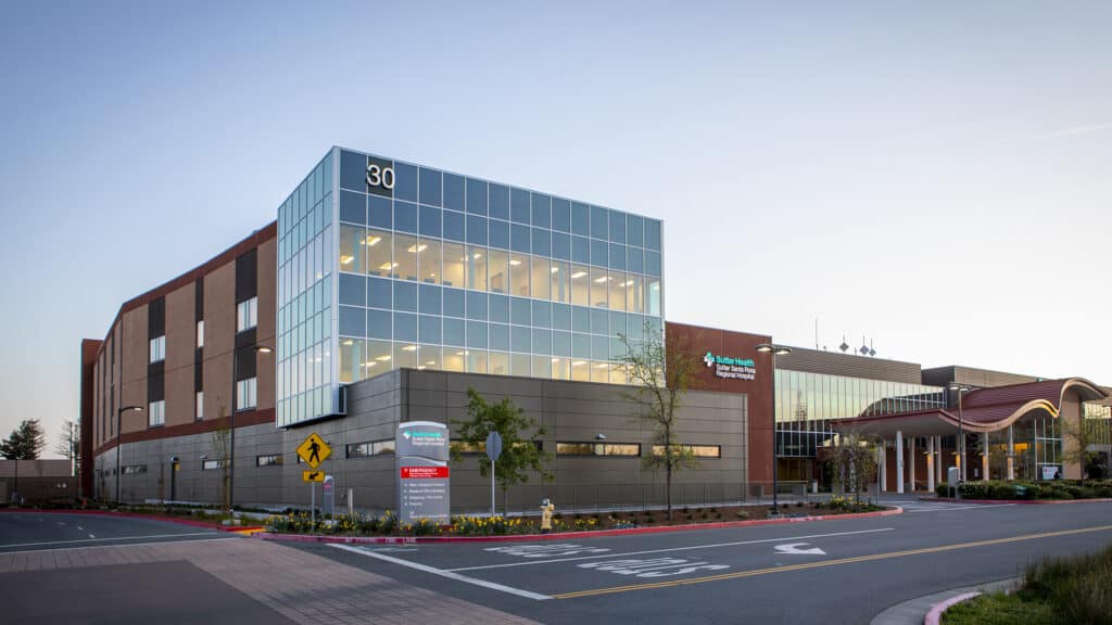 Sutter Health - Santa Rosa Regional Hospital exterior