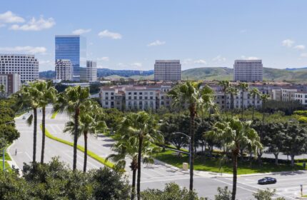 Skyline shot of Irvine California