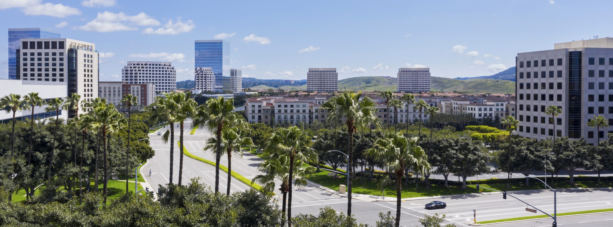 Skyline shot of Irvine California